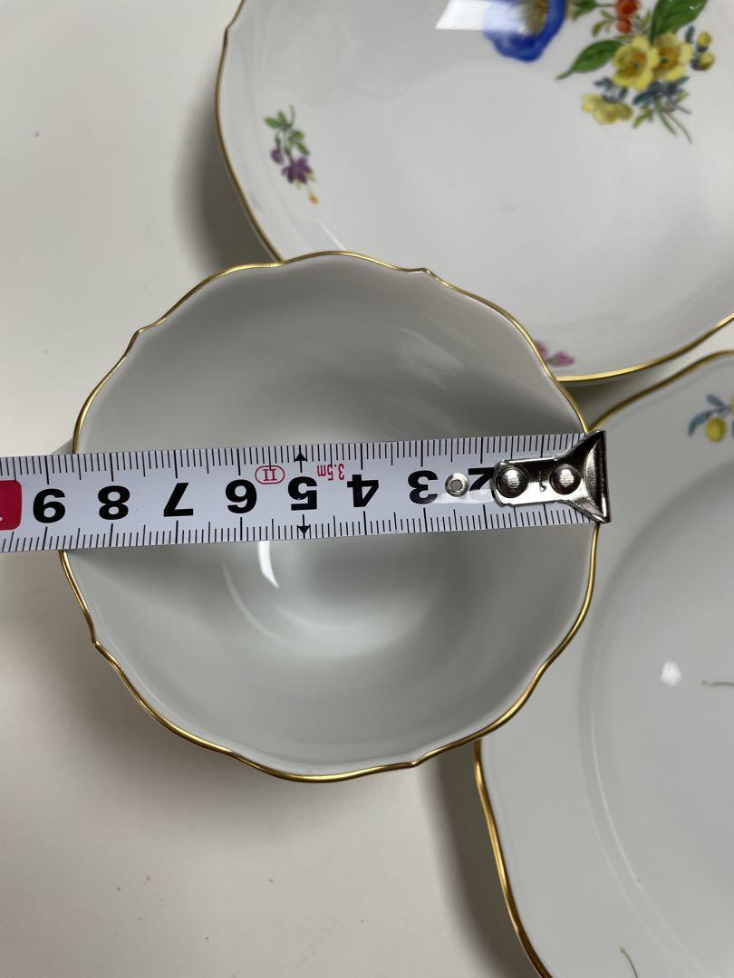MEISSEN三つ花ベーシックフラワープレート＆カップ＆ソーサーセット70601
