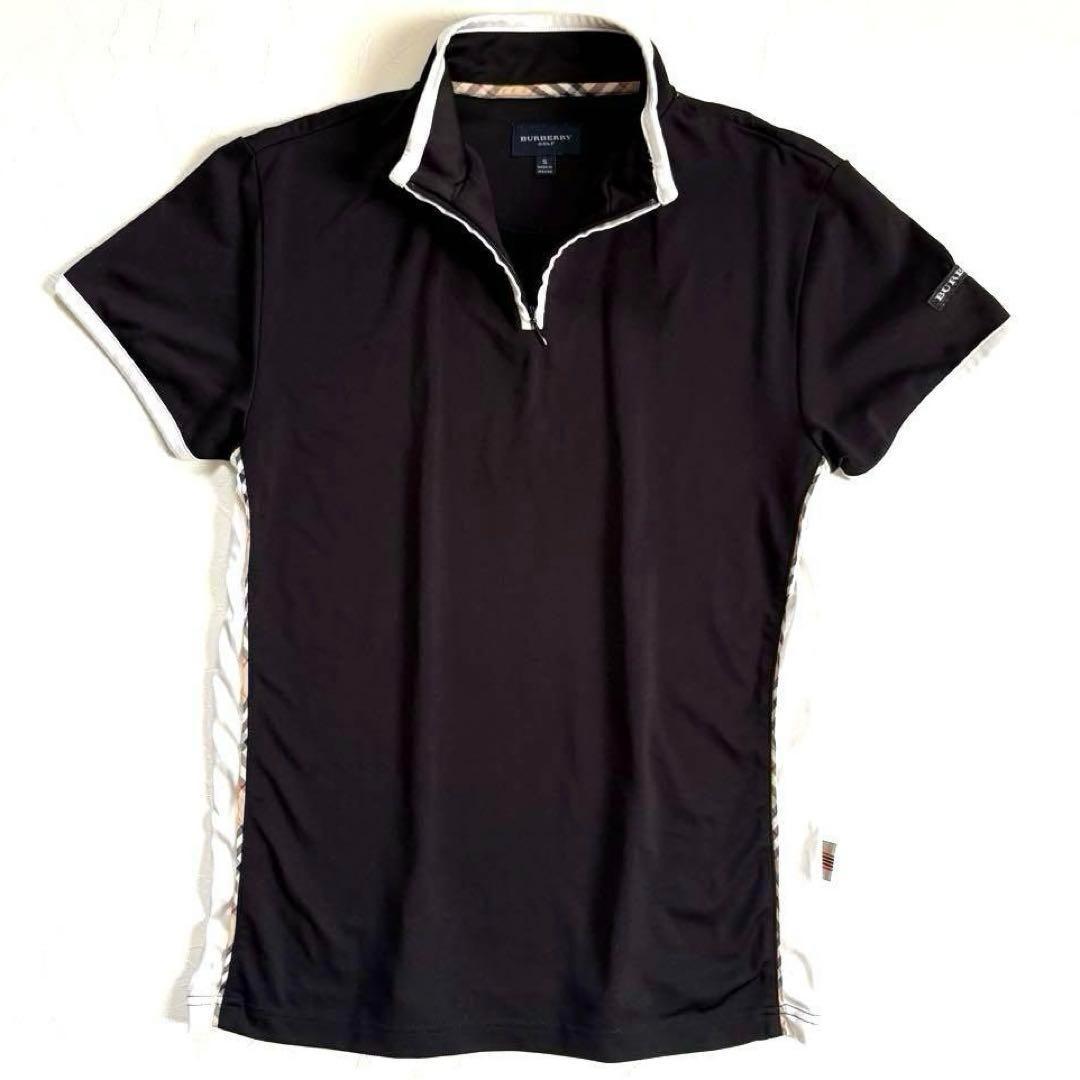 BURBERRY GOLF ポロシャツワンピース ロゴ 入り ノバチェック 美品【希少】Burberry GOLF ポロシャツ ワンピース ノバチェック