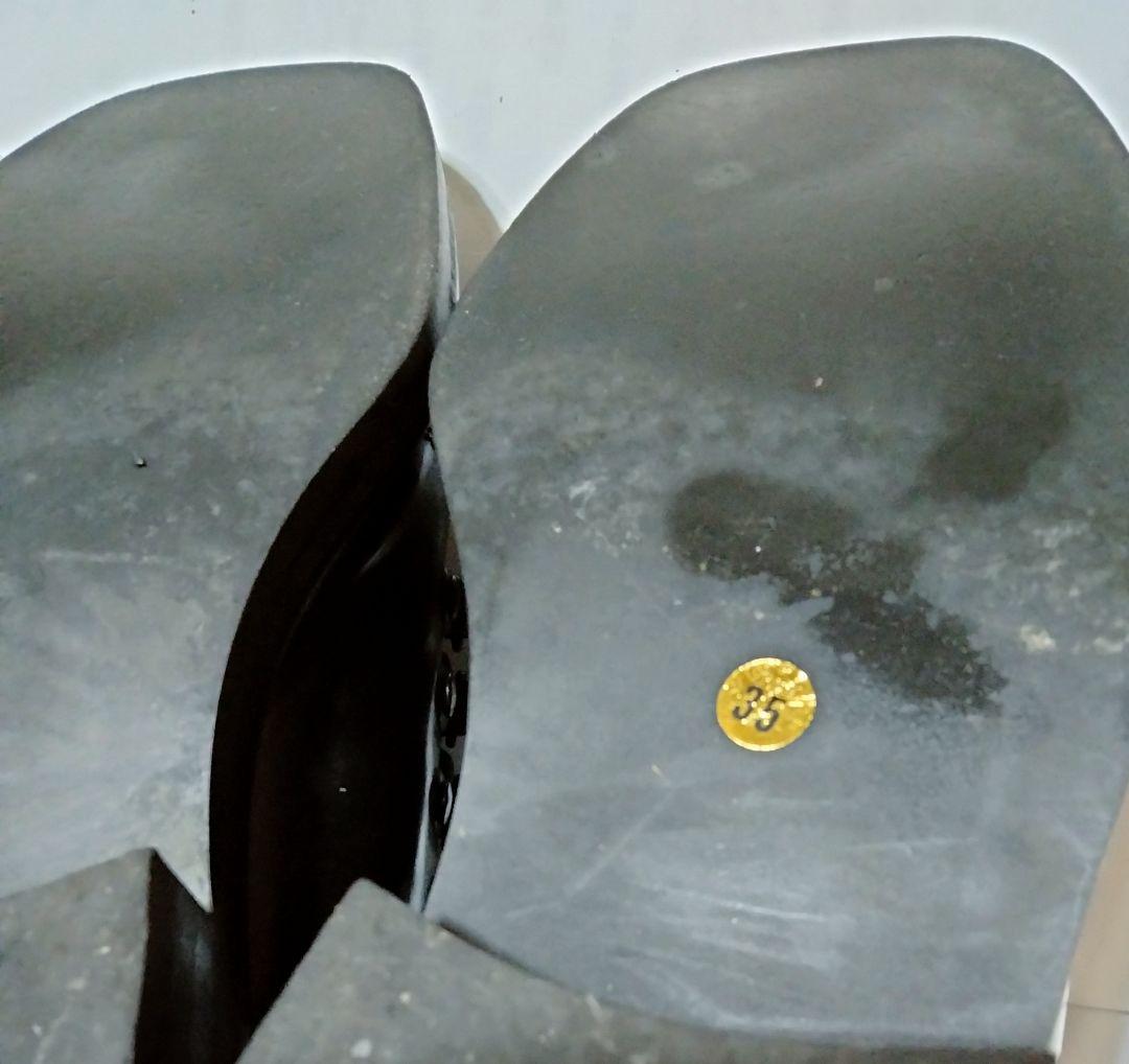 GUCCI 黒ブーツ 35　免税店購入