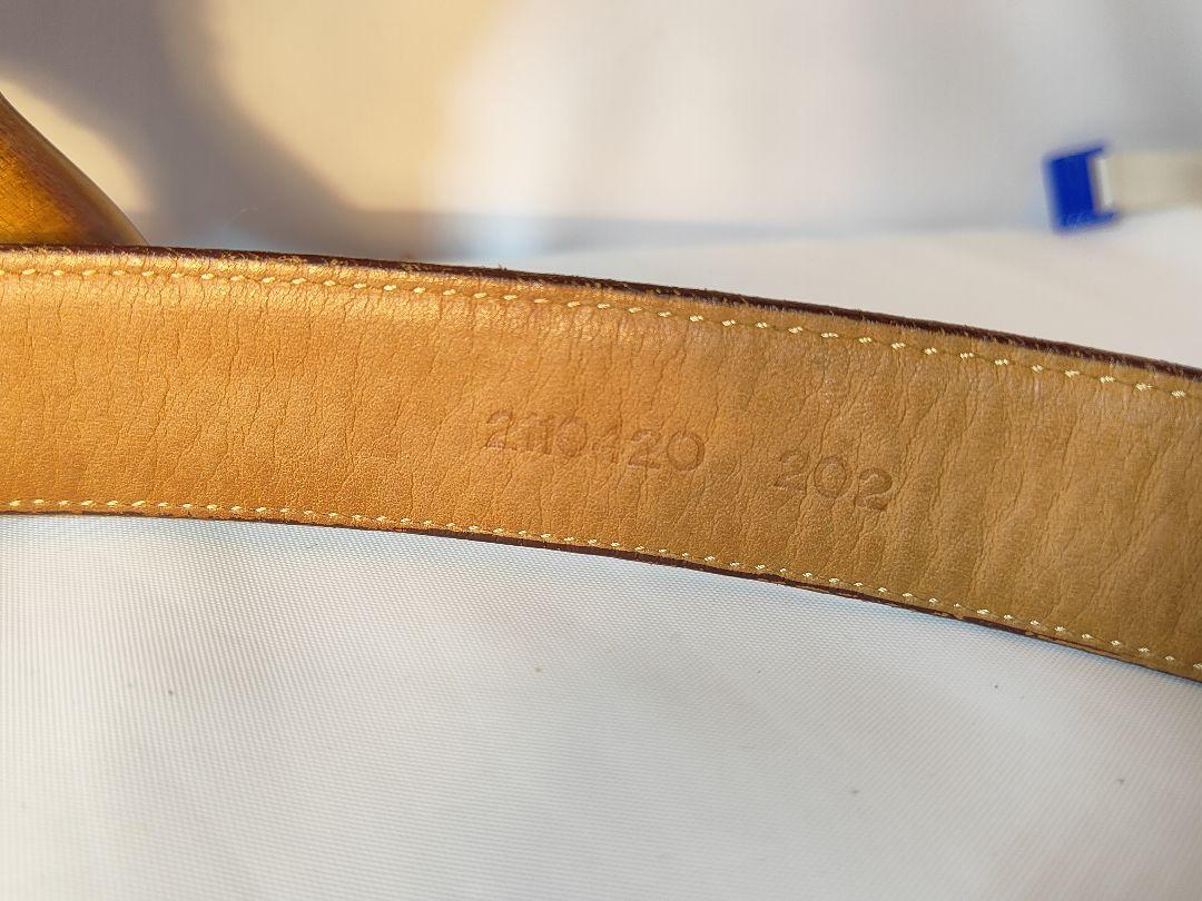 【極美品】【極厚革】ＲＡＬＰＨ　ＬＡＵＲＥＮ　高級レザーベルト　本革真鍮　正規品 Ralph Lauren - 【RLL】ローレンラルフローレン 正規品 高級