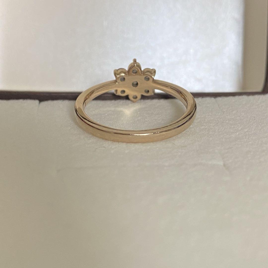 エステール 18金ピンクゴールド ダイヤモンドリング 元値11万円 受注生産】K18 ピンクゴールド ダイヤモンド リング（0.2ct