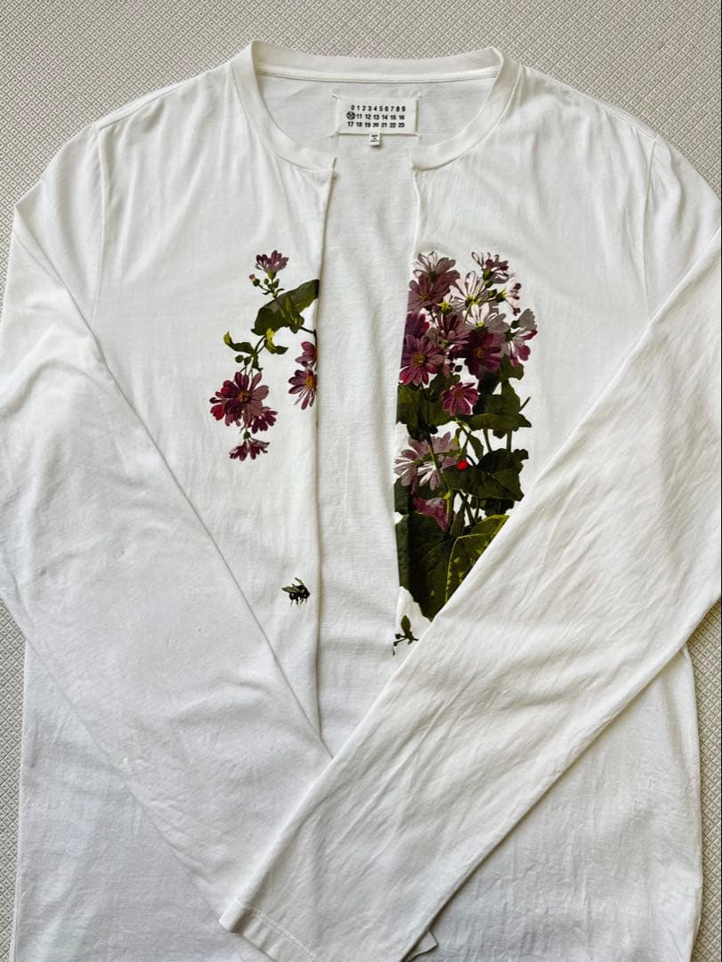 Maison Margiela ロンT フラワープリント