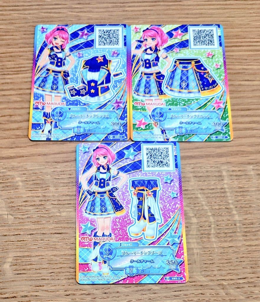 アイカツ ブルーマーチングコーデ フィッシュソーセージ第3弾目立った傷や汚れなし