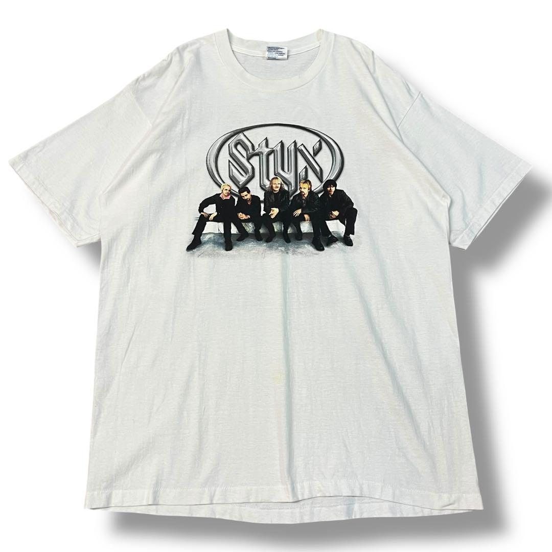 【00s】スティクス ワールドツアー2000 公式 バンドTシャツ XL