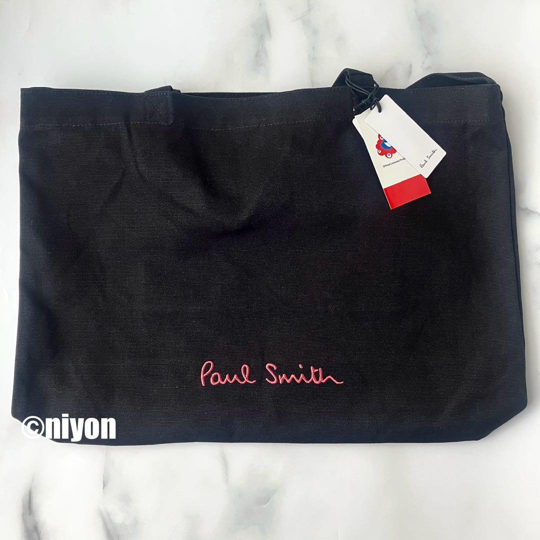 希少品　ミャクミャク ポールスミス　コラボ　トートバッグ　ブラック　大阪万博 希少品 ミャクミャク × ポールスミス コラボ トートバッグ
