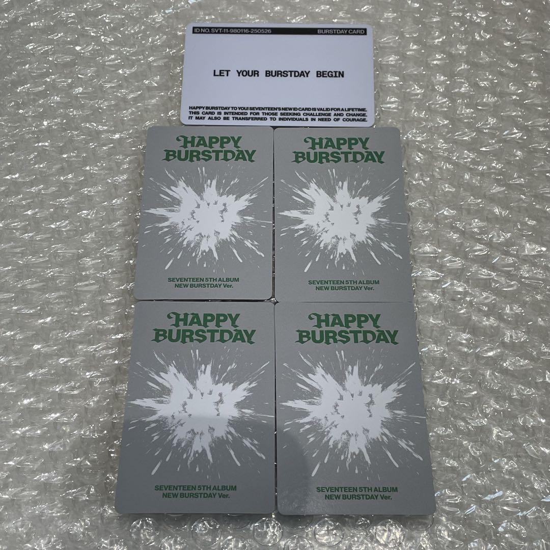 happy burstday new escape 封入 コンプ スングァン - メルカリ