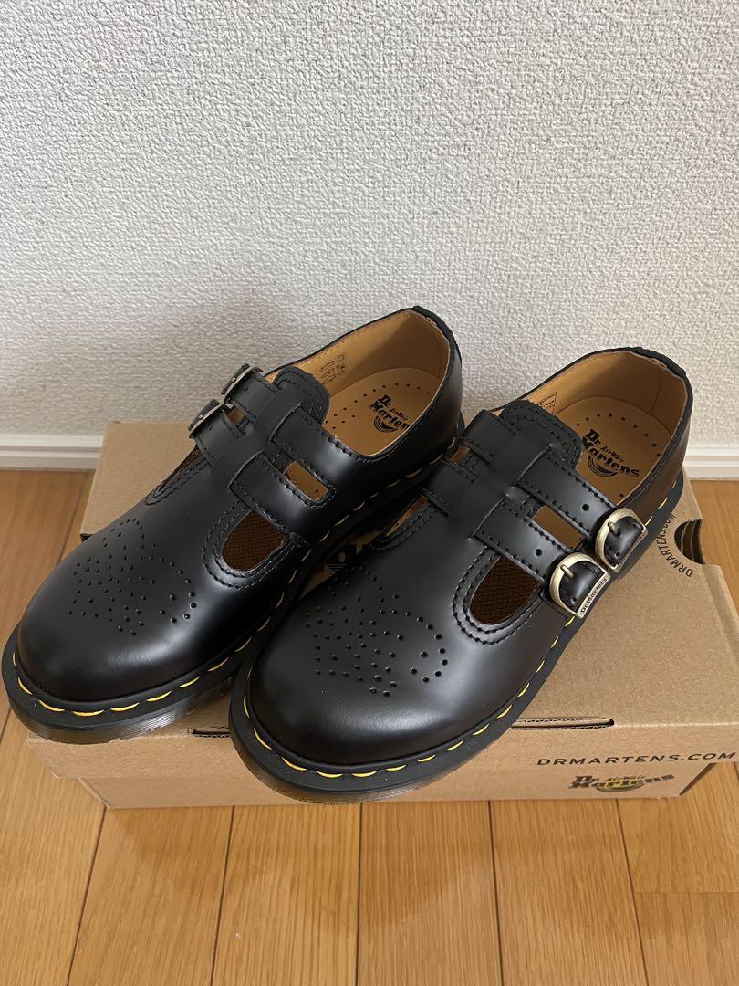 Dr. Martens ブラック ローファー ダブルバックル