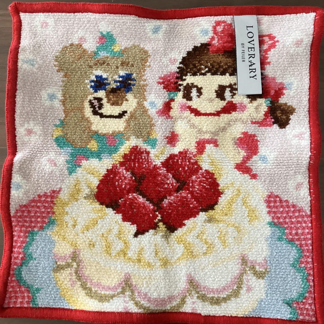 フェイラー ぺこちゃん コラボ ハンカチ フェイラーFEILERペコちゃんハンカチ