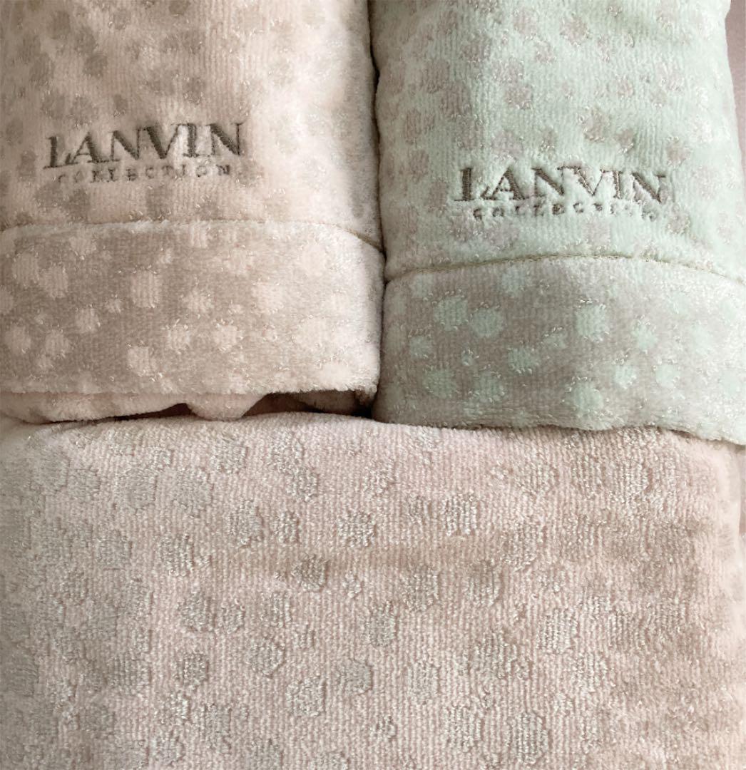 LANVIN❤︎今治製!タオルセット。最終価格です。