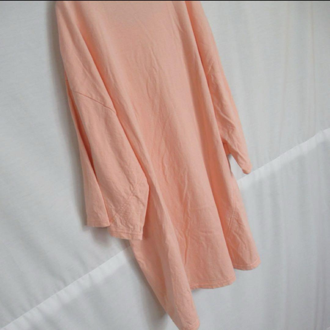 UNUSED オーバーサイズ ポケット Tシャツ カットソー ビッグ スリット有 UNUSED オーバーサイズ ポケット Tシャツ カットソー ビッグ