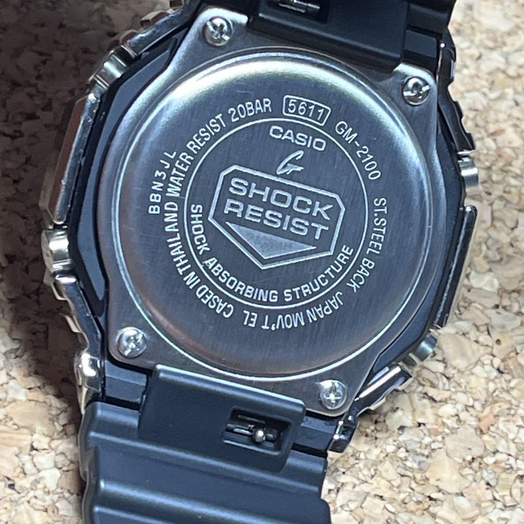 美品】カシオG-SHOCK/GMー2100ー1AJFメタルカバード