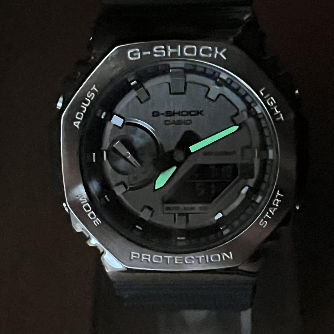 美品】カシオG-SHOCK/GMー2100ー1AJFメタルカバード