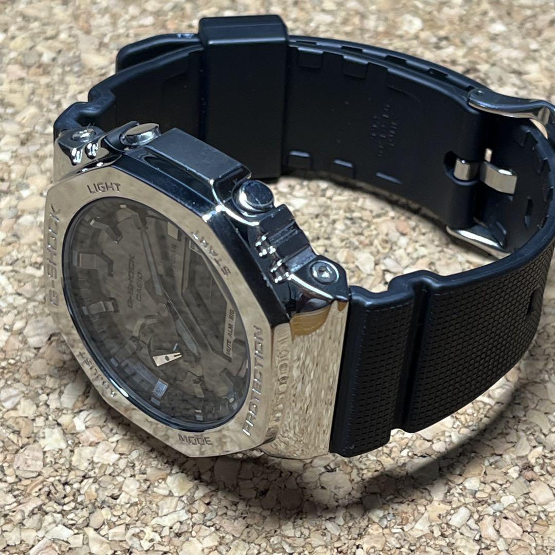 美品】カシオG-SHOCK/GMー2100ー1AJFメタルカバード