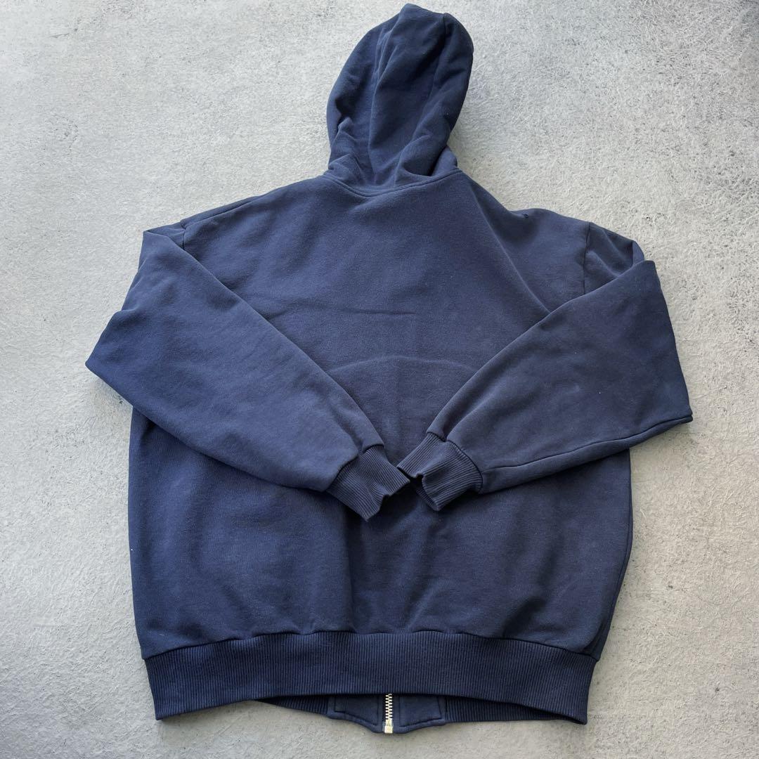 トップス OLD LACOSTE zip hoodie navy