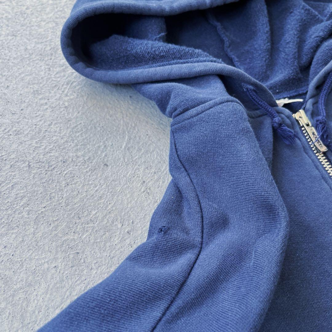 トップス OLD LACOSTE zip hoodie navy