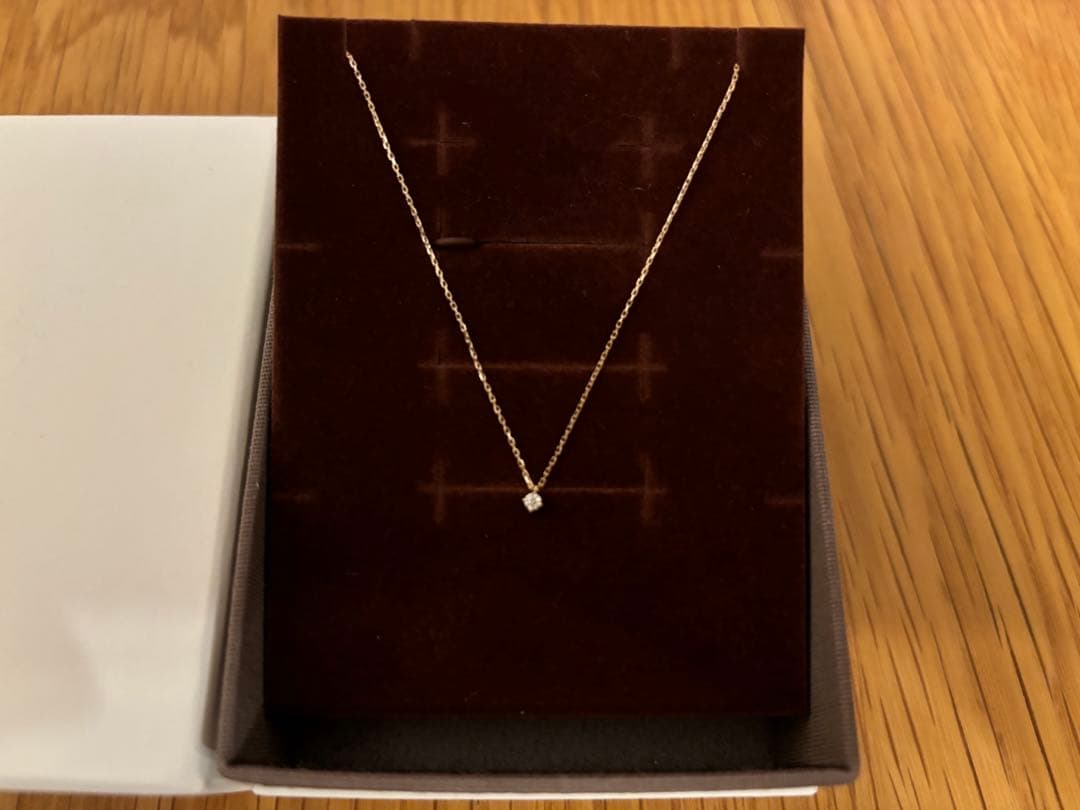 美品！♡ete エテ　ネックレス　k10 ピンクゴールド