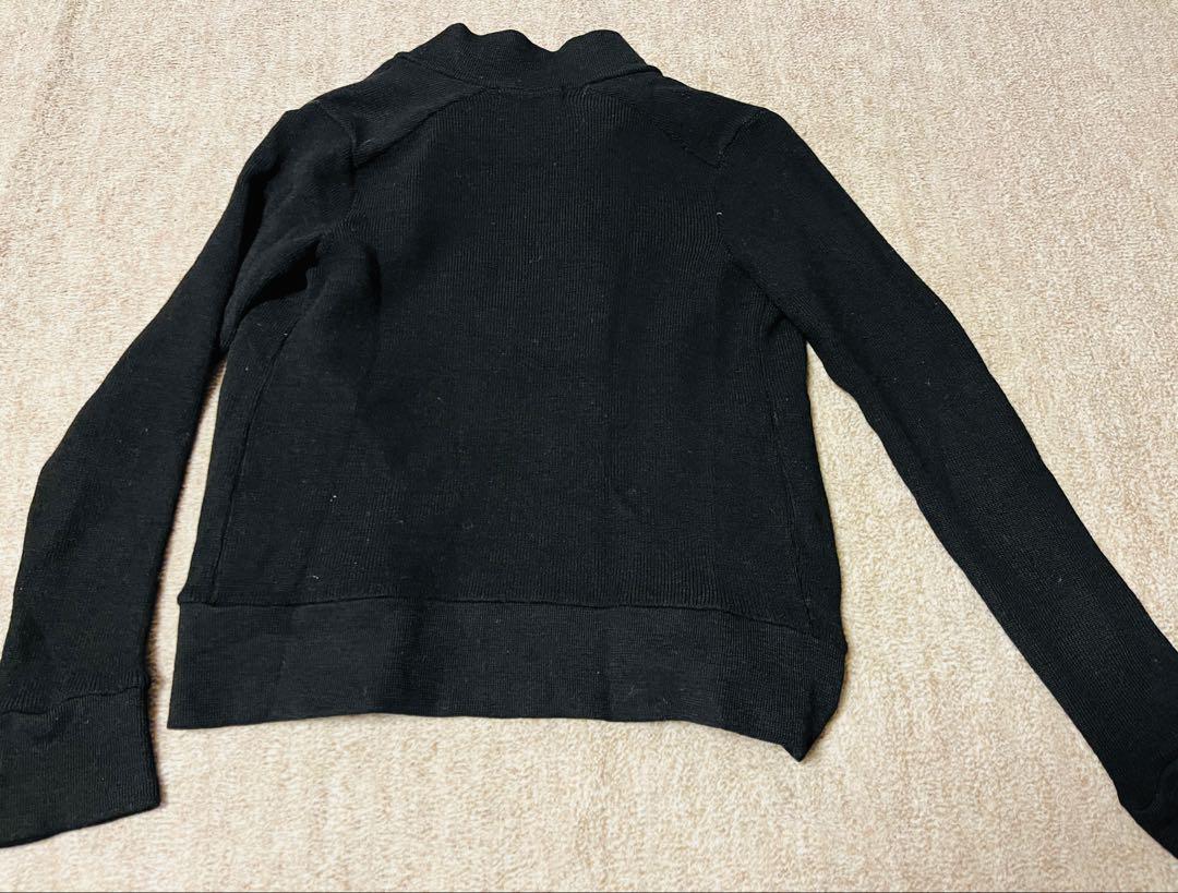 Burberry ブルーレーベル 38 黒　ニット　ジッパー！美品