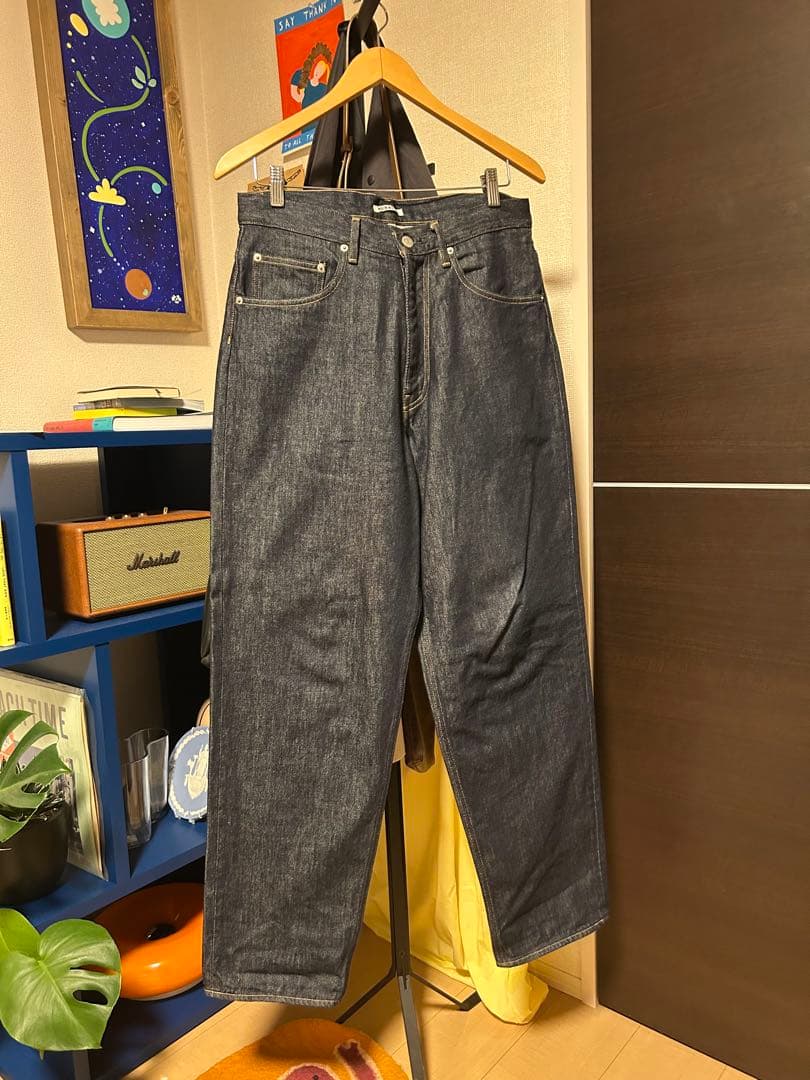 パンツ AURALEE HARD TWIST DENIM WIDE PANTS 25aw