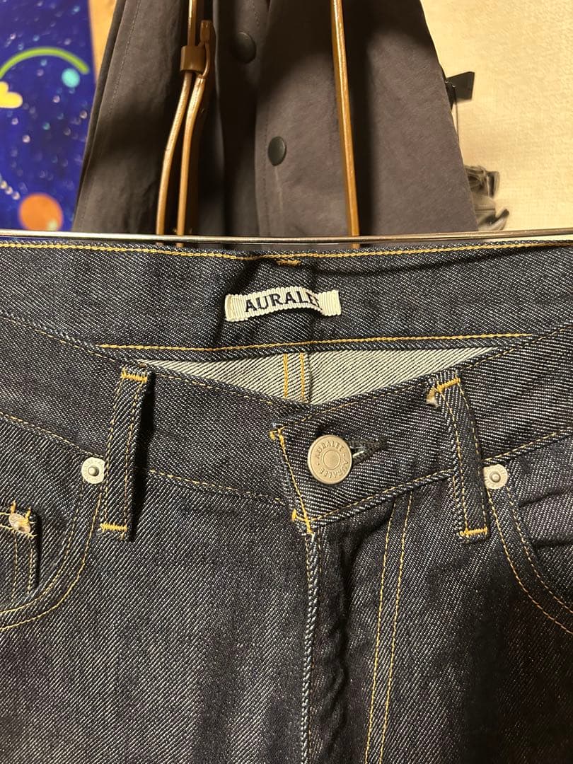 パンツ AURALEE HARD TWIST DENIM WIDE PANTS 25aw