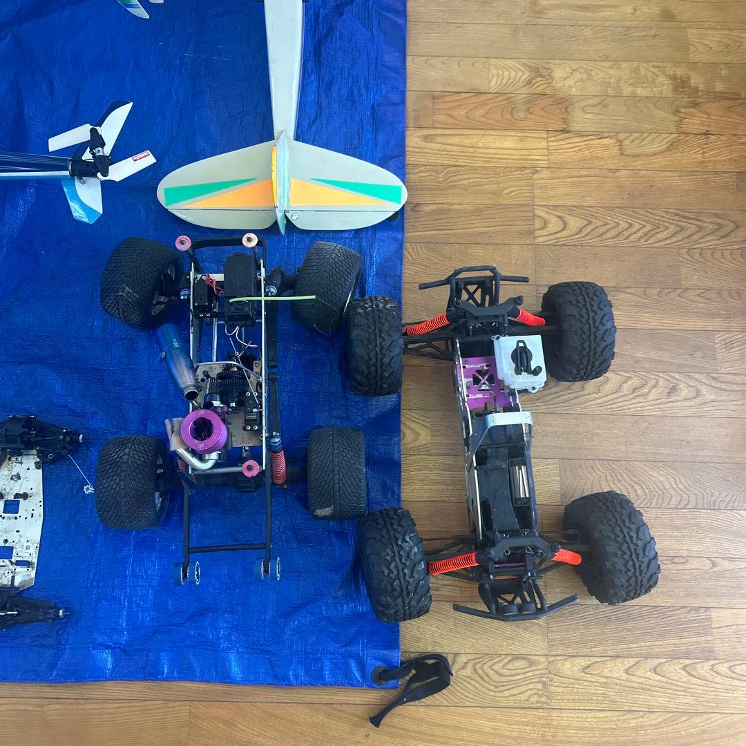 ラジコン部品ジャンク品セット全体的に状態が悪い