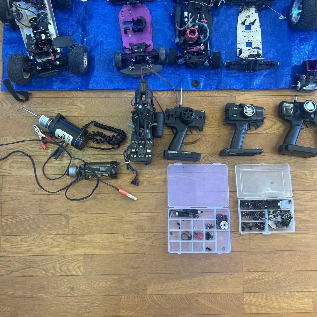 ラジコン部品ジャンク品セット全体的に状態が悪い