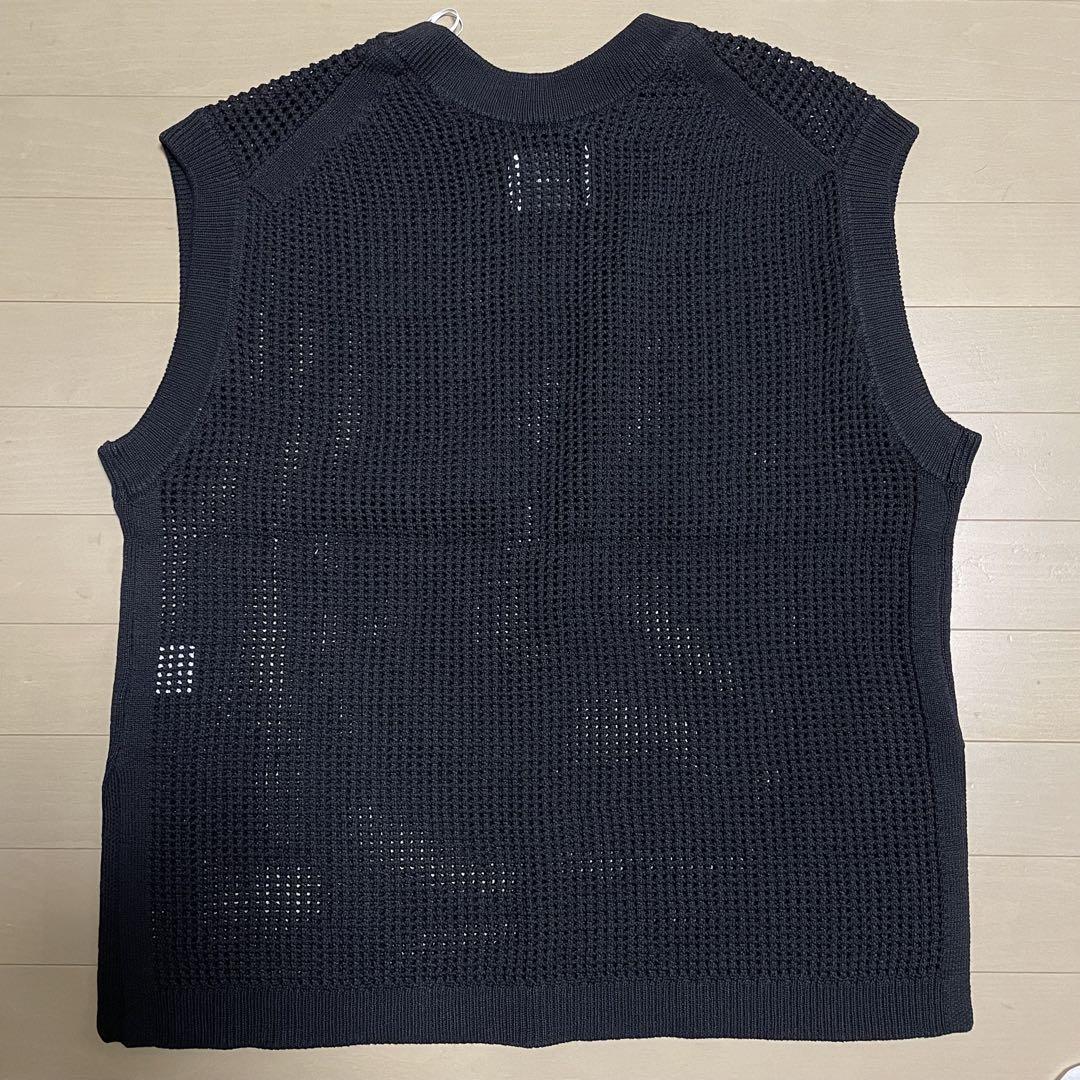 最終価格 新品 定価2.1万■スタンバーグ■メッシュ ニット ベスト