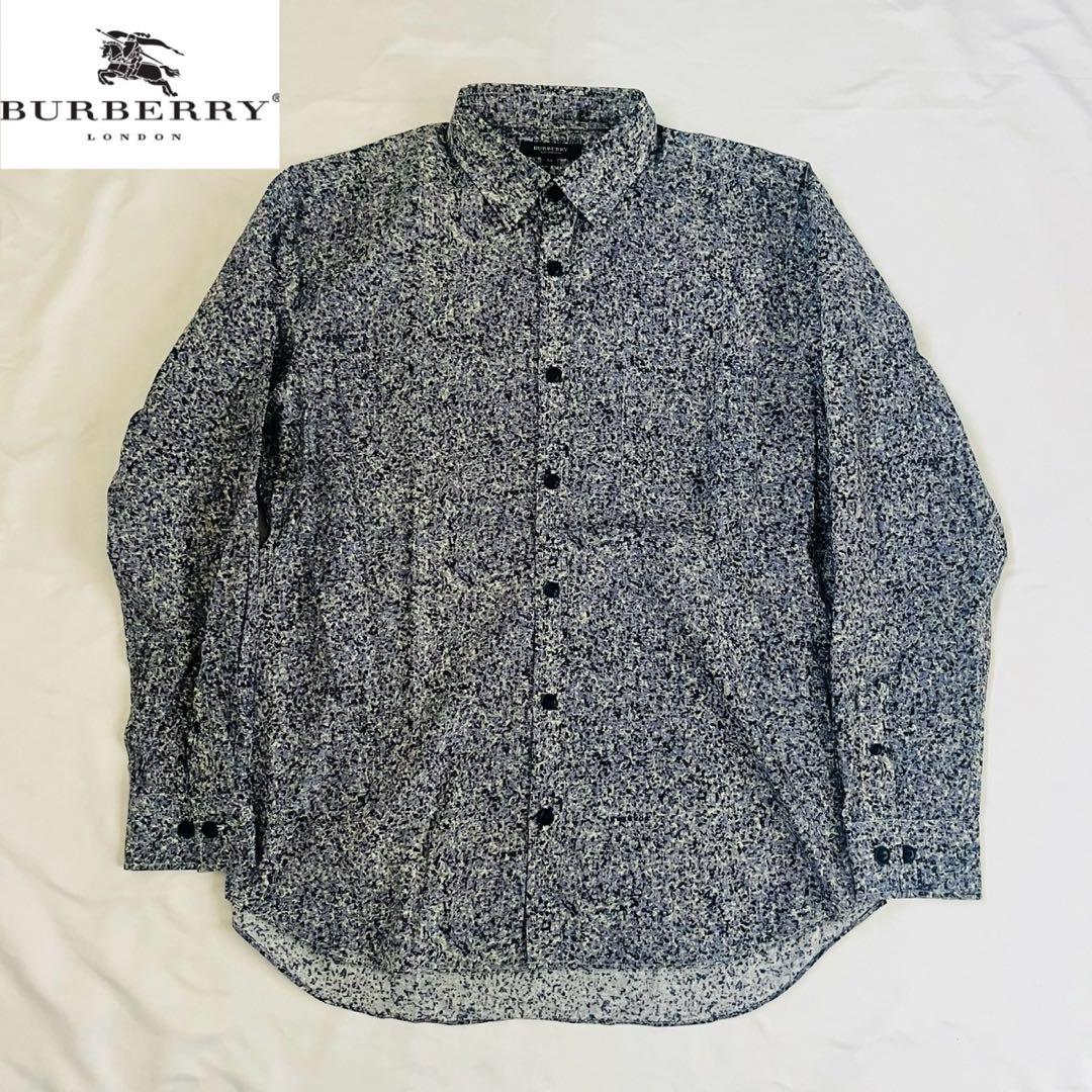 BURBERRY LONDON バーバリーロンドン 総柄 長袖シャツ