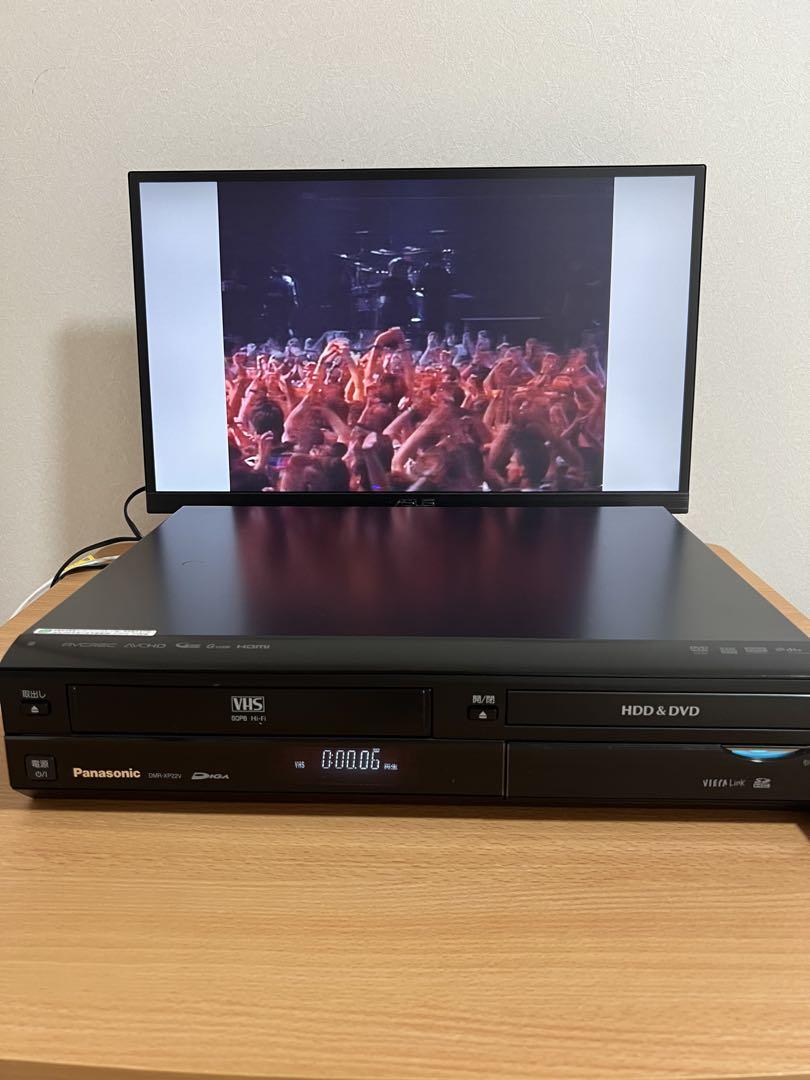 パナソニック　HDD搭載VHS一体型DVDレコーダー　DMR-XP22V DIGA 簡単ダビング vhs dvd 一体型 レコーダーHDD Panasonic DMR