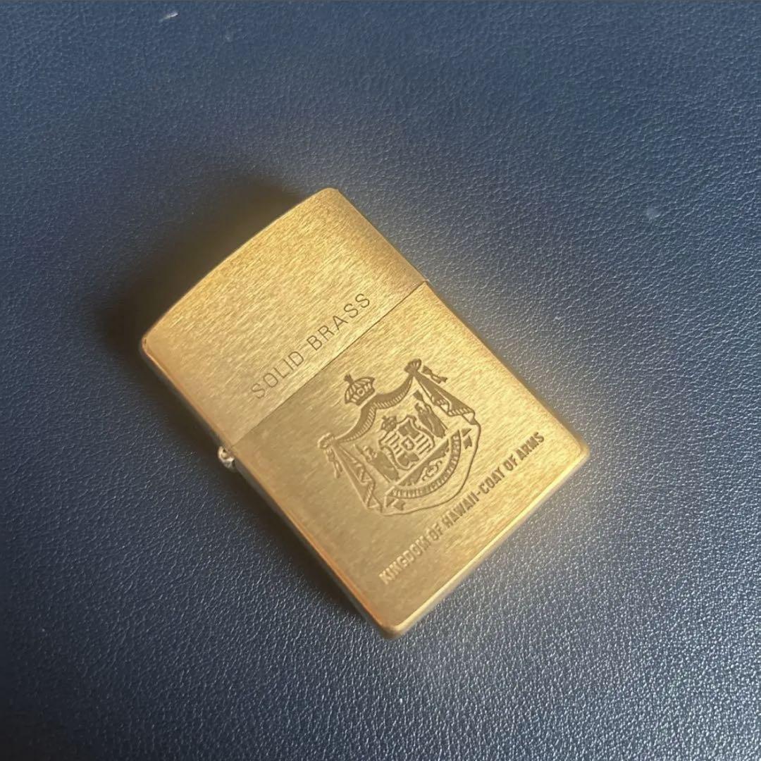 未使用品○ZIPPO ジッポ 50th SOLID BRASS ソリッドブラス 真鍮