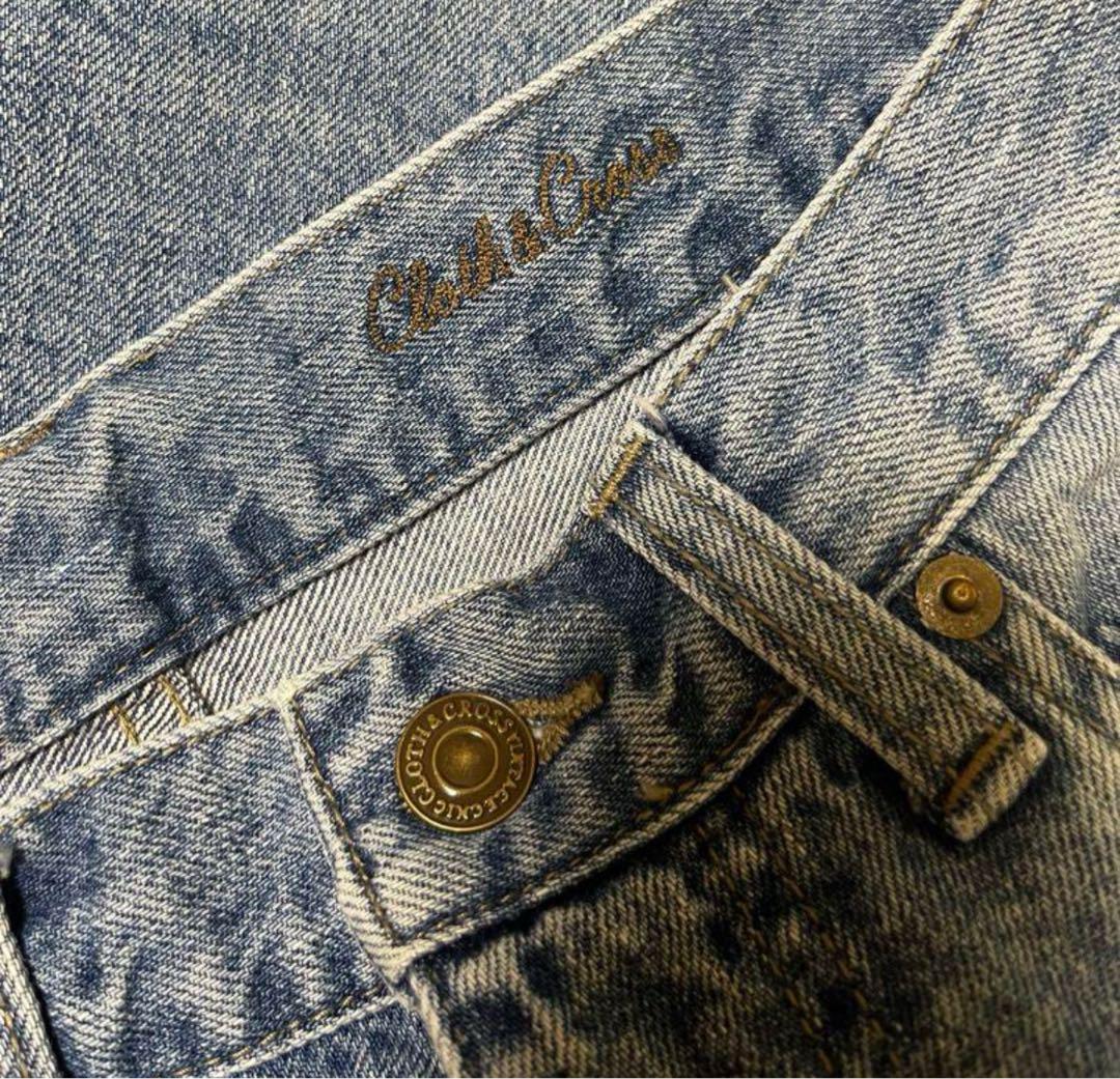 Cloth&Cross デニム バルーンリメイクパンツ サイズS ハグオーワー Cloth&Cross デニム バルーンリメイクパンツ サイズS
