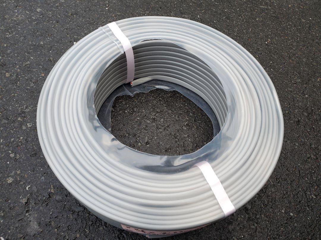 VVF１.６mm×3C　Fケーブル 1巻 帯付（100m)　赤白黒