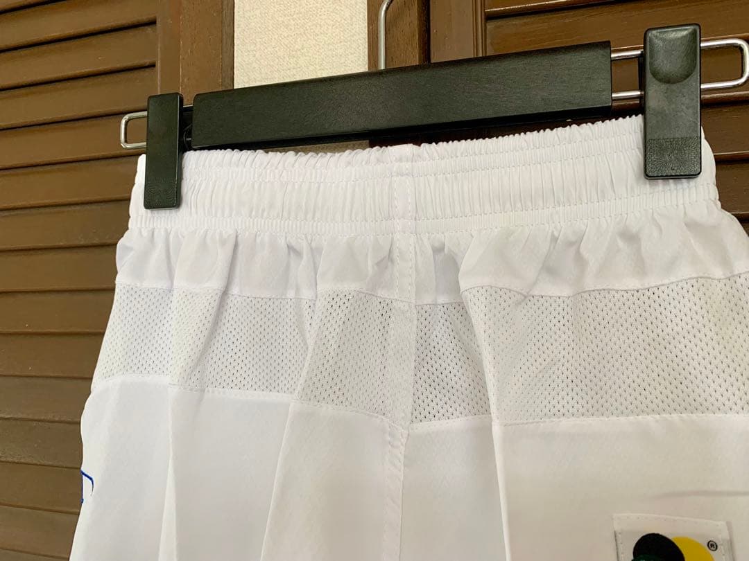 新品　140 超軽量　空手　道着　上下セット　メッシュ　速乾　青刺繍