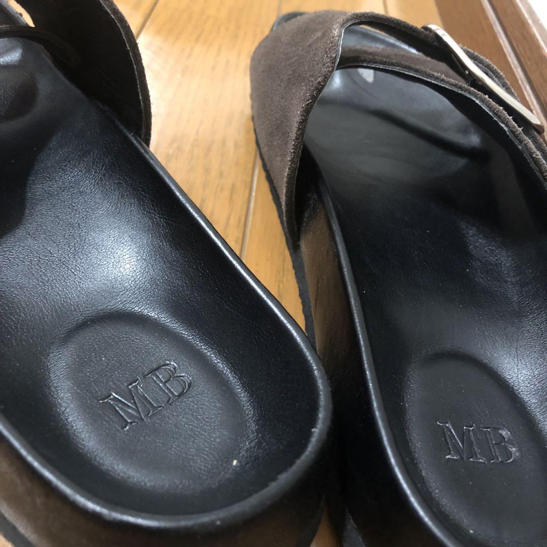 MB ハイエンド シルバーバックルレザーサンダル - メルカリ