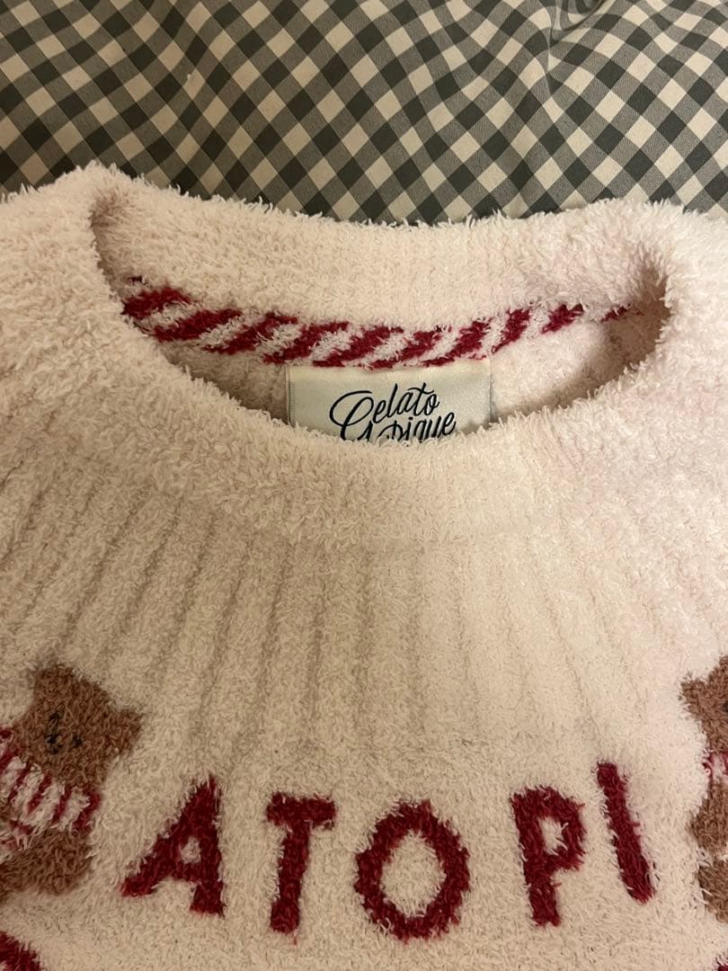 ジェラートピケ ノルディックプルオーバー-ショートパンツセット ルームウェア上下 SIZE gelato pique DECORATOM_COM_BR