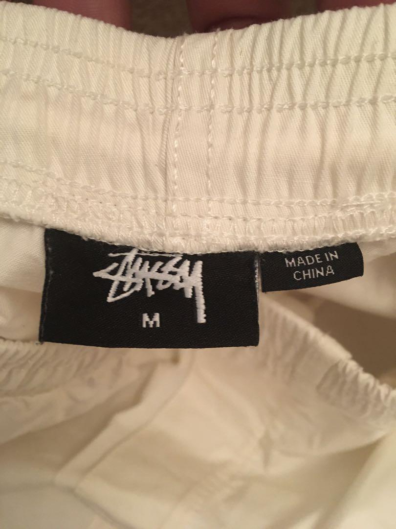 moja　Stussy ライトビーチパンツ　M オフホワイト