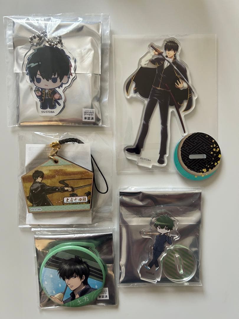 銀魂 3年Z組 銀八先生 キャラポ アクキー アクスタ 缶バッジ 土方十四