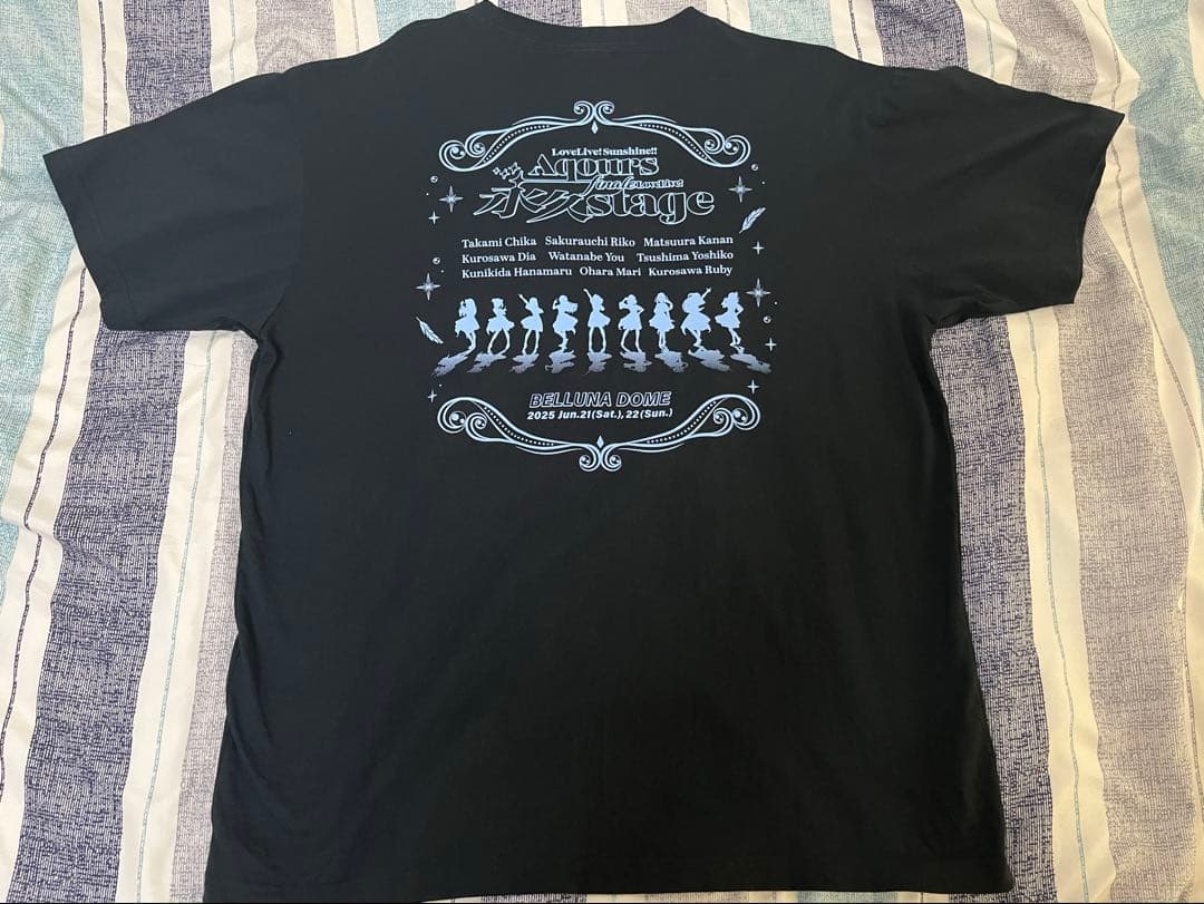 Aqours 永久stage Tシャツ　ラブライブレード Love Live! Sunshine!! Aqours Finale LoveLive! —Eikyu stage