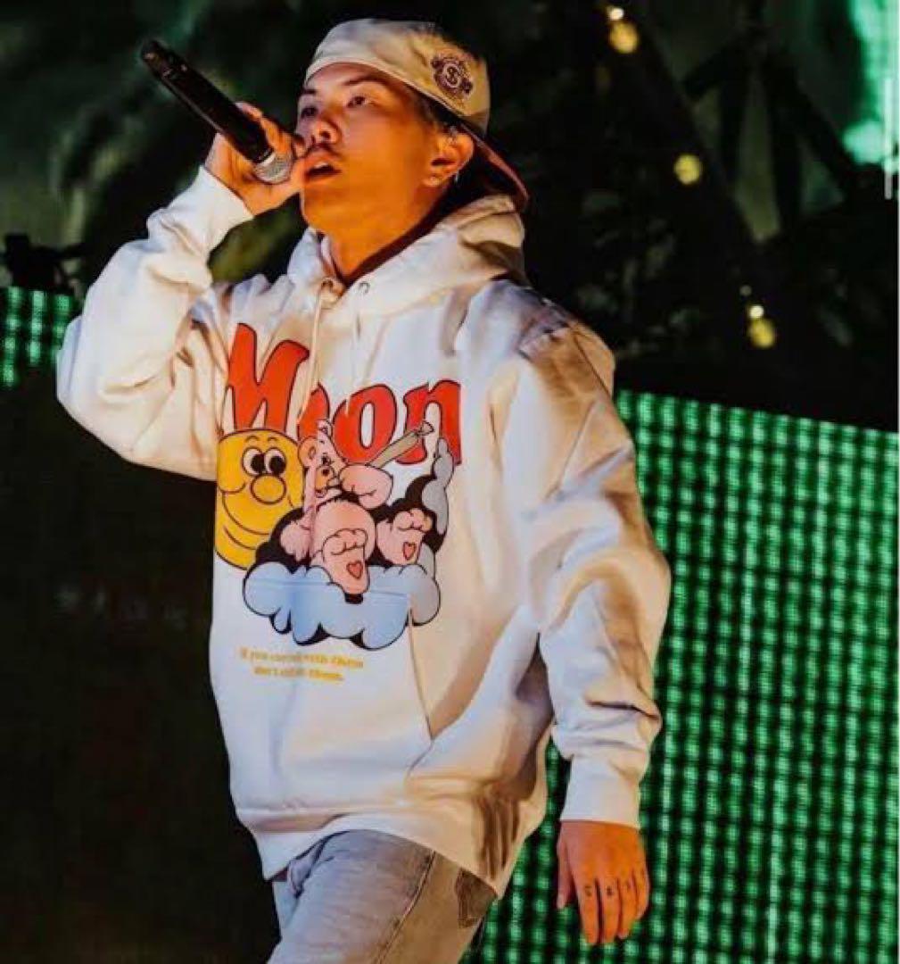 SUGATA MOONパーカー BADHOP SUGATA スガタMOON HOODIE / WHITE badhop Lの通販 by tk's shop