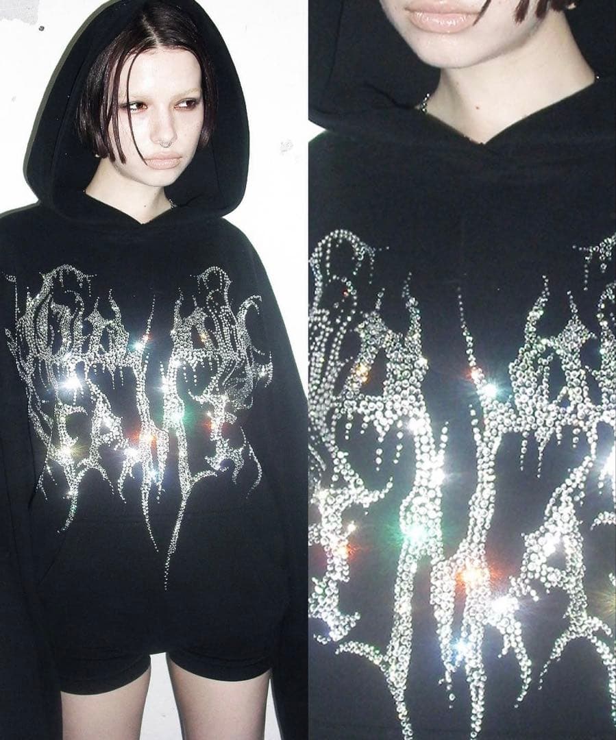 named collective キラキラ パーカーXS SS