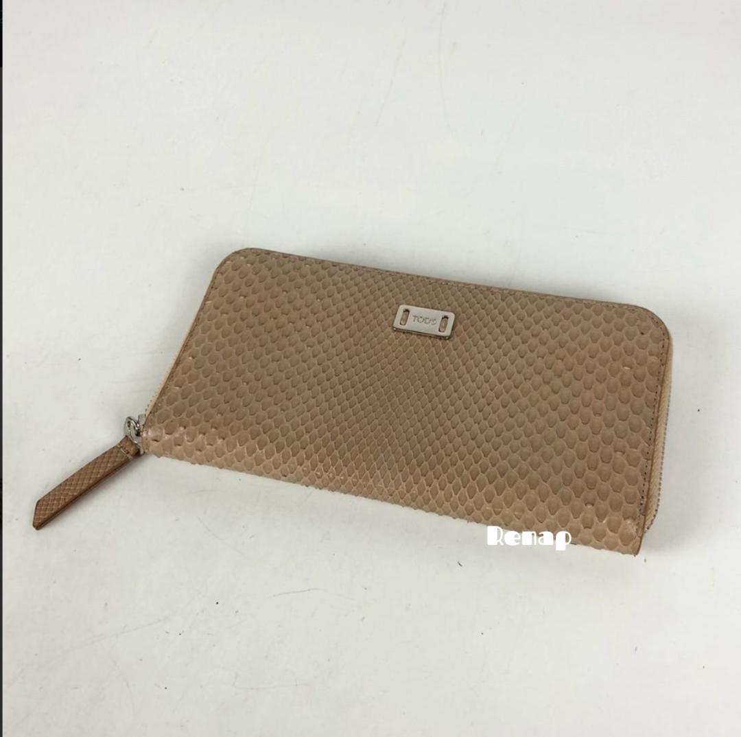 TOD'S トッズ 長財布 ピンク ベージュ レディース ブランド