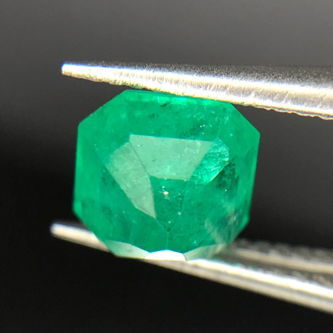 1.09ct天然エメラルドパーツネックレスピアスリング素材ハンドメイド