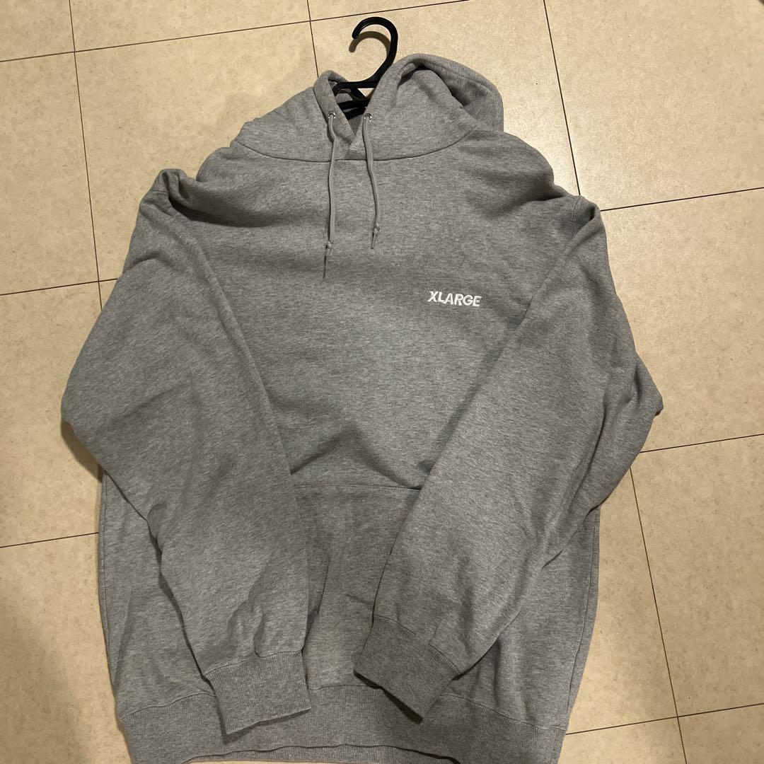 XLARGE グレー フード付きパーカー XLARGE パーカー SLANTED OG ZIP HOODED SWEATSHIRT メンズ