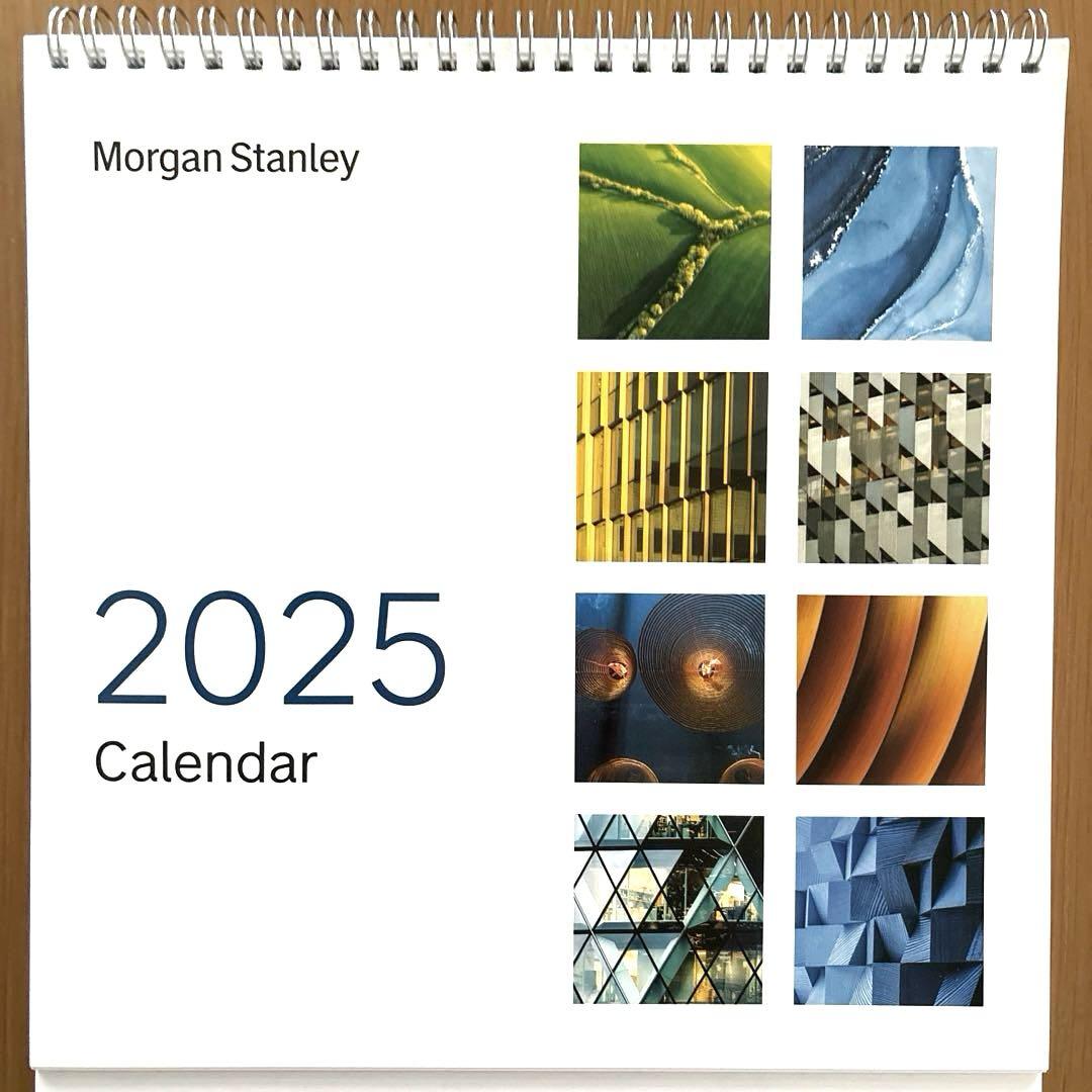 ⭐️2025年モルガンスタンレー卓上カレンダー新品✨