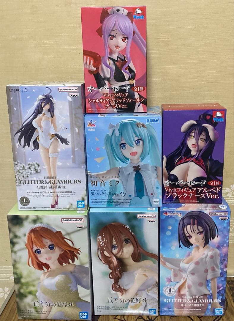 最新プライズフィギュア 7体 美少女系