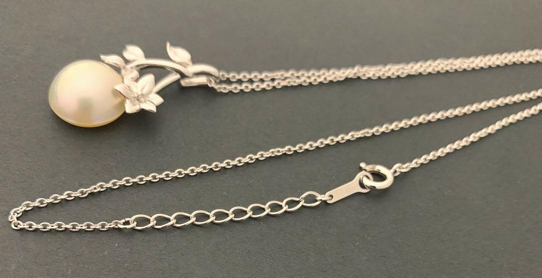 TASAKI タサキ マベパール ペンダント ネックレス マベ 真珠 シルバー