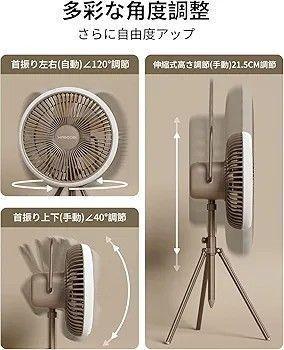 アウトドア　ライト　扇風機　虫よけ　スダン度　吊り下げ　キャンプ