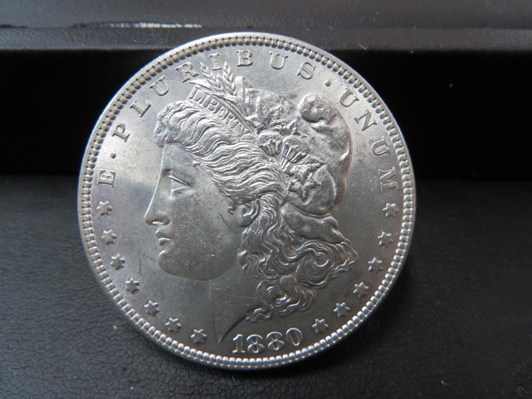 アメリカ銀貨1880年 モルガンダラー 1ドル銀貨 約26.7ｇ