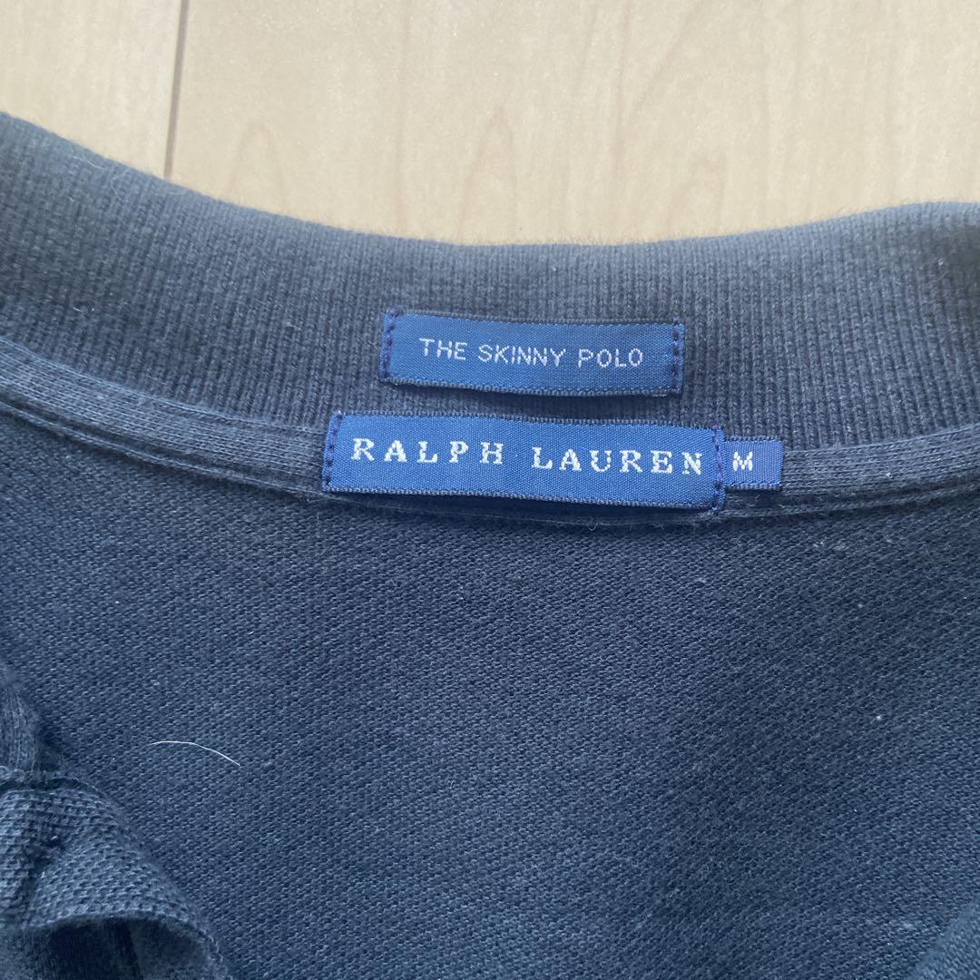 新品Ralph Lauren The Skinny Polo M ブラック ラルフローレン THE SKINNY POLO ビーズロゴ ブラック - メルカリ