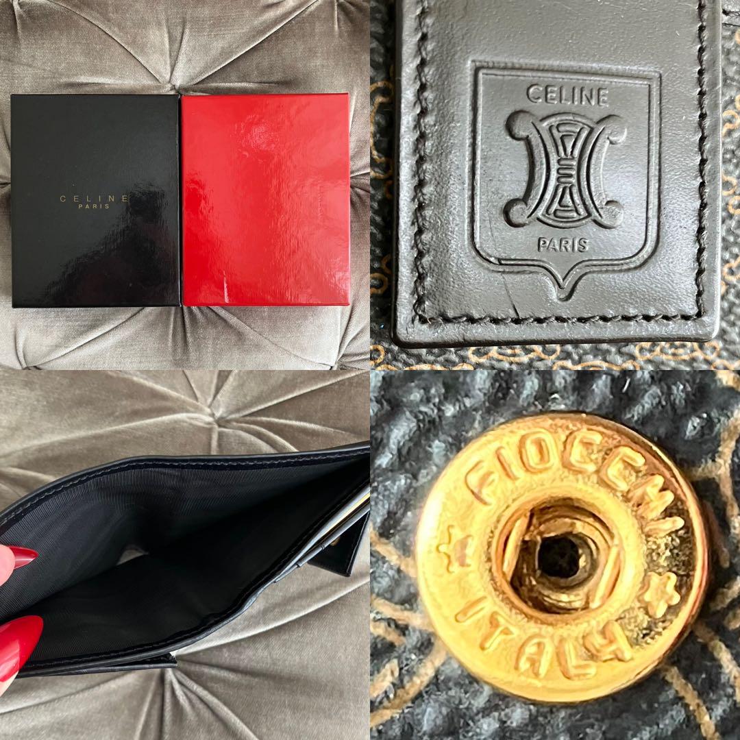 未使用.お箱付き‼️CELINE ★ Vintage ★ Black Wallet