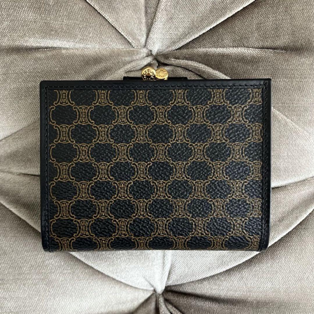 未使用.お箱付き‼️CELINE ☆ Vintage ☆ Black Wallet - メルカリ